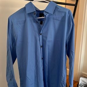 Blue men’s button down